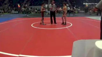 95 lbs Quarterfinal - Nathan Beltran, Top Of The Rock vs Sebastian Serrano, Dominate WC