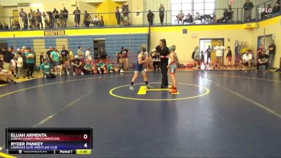 98 lbs Quarterfinal - Josiah Bilby, Kanza FS/GR Wrestling Club vs Bryce Carlson, Wichita Training Center