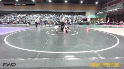 46 lbs Consi Of 16 #2 - Levi Prado, THRESHOLD WRESTLING CLUB vs Thomas Caro V, Team Aggression