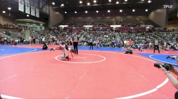 68 lbs Semifinal - Carter Wiley, Pottsville Apache Youth Wrestling vs Cru Hixson, Mighty Bluebirds Wrestling