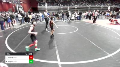 61 lbs Final - Jett Elliott, Casper WC vs Kamdyn Taylor, Eastside United WC