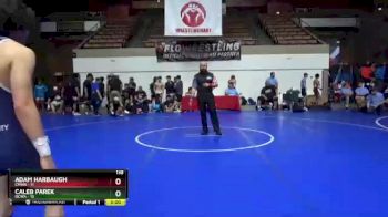 138 lbs Round 1 (16 Team) - Adam Harbaugh, CMWA vs Caleb Parek, OCWA