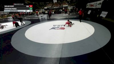 85 lbs Quarters - Nolan Hunt, Team Coalinga vs Cristian Perez