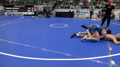 157 lbs Cons. Rd Of 16 - Drake Howard, SBL vs Colby Cross, Marshalltown