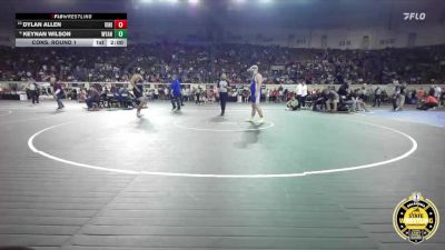 B3A-285 lbs Cons. Round 1 - Keynan Wilson, Wyandotte vs Dylan Allen, Vinita