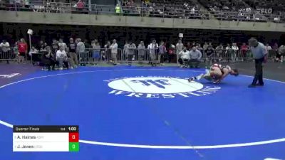 120 lbs Quarterfinal - Adam Haines, Aspinwall, PA vs Justin Jones, Locust Grove, VA