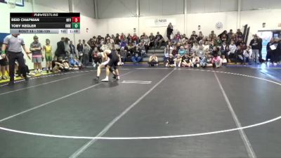 106-109 lbs 1st Place Match - Reid Chapman, North Fayette Valley vs Toby Kegler, Independence