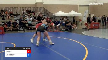 76 kg Quarterfinal - Emily Cue, Team Colorado vs Hannah Gladden, Team Georgia