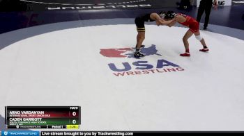 113 lbs Quarterfinal - Caden Garriott, South Torrance High School Wrestling vs Arno Vardanyan, International Sport Union (ISU)