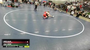 132 lbs Cons. Round 4 - Jace Lillie, D3 Wrestling Club vs Colt Hood, Keystone Kids Wrestling Club