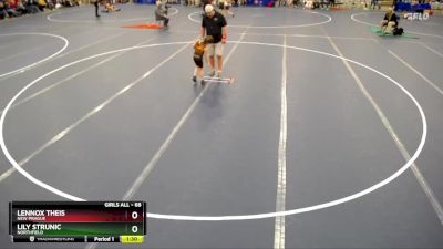 68 lbs Round 4 - Lily Strunic, Northfield vs Lennox Theis, New Prague