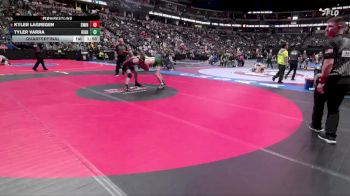 144-2A Quarterfinal - Tyler Varra, Highland vs Kyler Lagregen, Swink