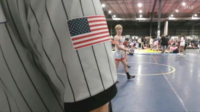 100 lbs Everett Eberle, CAPITAL CITY WRESTLING CLUB vs Carter Workman, GRIZZLY WRESTLING CLUB