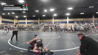 102 lbs Consi Of 16 #2 - Darius Saremi, Southwest Stallions WC vs Alexander Gonzales-Murillo, Legends Of Gold LV