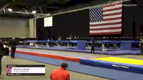 Kambryn Stuart - Tumbling, SUMMIT SPRINGERS - 2021 USA Gymnastics Championships