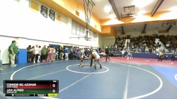 144 lbs Cons. Quarter - Connor Gil-Azamar, Camp Verde vs Levi Alfred, Bagdad HS