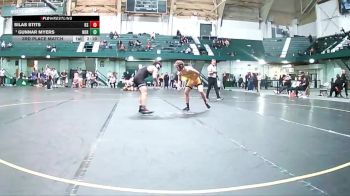 157 lbs 3rd Place Match - Silas Stits, Kent State vs Gunnar Myers, Northwestern