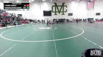 120 lbs Cons. Round 2 - Hudson Interclichhia, Yorba Linda vs Corbin Abrego, Citrus Valley