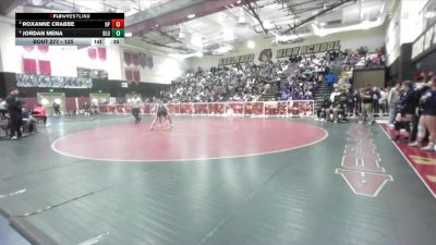 125 lbs Cons. Round 1 - Jordan Mena, Bloomington vs Roxanne Crabbe, Newbury Park