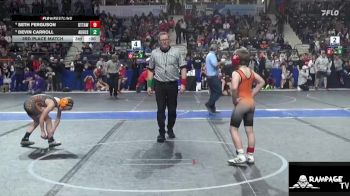 76 lbs Champ. Round 1 - Jayton Johnson, Bourbon County vs Doak Pyle, Tiger