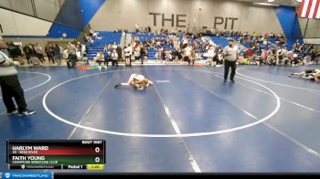 66 lbs 1st Place Match - Harlym Ward, 4A - Bear River vs Faith Young, Champions Wrestling Club