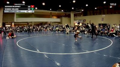 105 lbs Champ. Round 1 - Jackson McGivney, Gulf Coast Wrestling vs Dominic Belaire, Rebel Wrestling Club