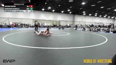 180 lbs Rr Rnd 3 - Jaydan Gates, OK Outlaws 14U vs Donovan Symalla, Northern Colorado 14U