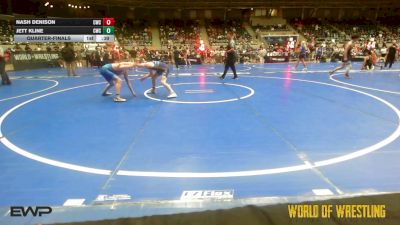 115 lbs Quarterfinal - Nash Denison, Cowboy Wrestling Club vs Jett Kline, Cowboy Wrestling Club