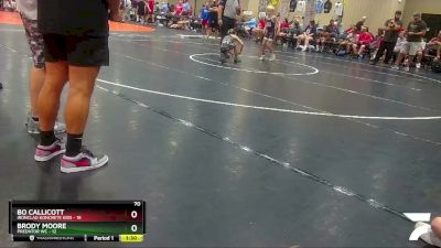 70 lbs Quarters & Wb (16 Team) - Brody Moore, Predator WC vs Bo Callicott, Ironclad Koncrete Kids