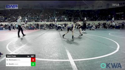 120 lbs Semifinal - Braxton McIlwain, Shelton Wrestling Academy vs Ryan Smith, Anadarko