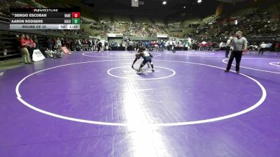 140 lbs Round Of 32 - Sergio Escobar, Bakersfield vs Aaron Rodgers, Golden Valley (Bakersfield)