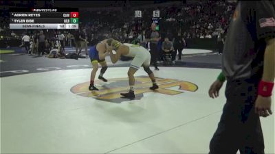 175 lbs Semifinal - Tyler Eise, Gilroy (CC) vs Adrien Reyes, Clovis (CS)