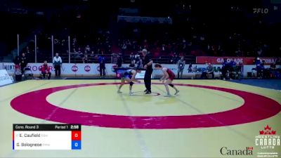50kg Cons. Round 3 - Eleanor Caufield, Black Bears WC vs Gina Bolognese, BMWC