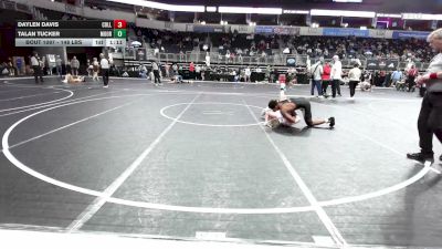 148 lbs Semifinal - Daylen Davis, Collierville Dragons vs Talan Tucker, Moore Lions Wr Ac