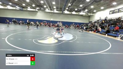 125 lbs Consi Of 8 #2 - Hagen Chase, Southern Maine vs Jackson Bauer, Coast Guard