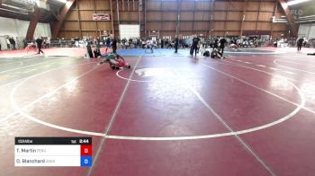132A lbs Quarterfinal - Toribio Martin, Peru vs Ostin Blanchard, Askren Wrestling Academy