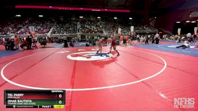 4A-132 lbs Semifinal - Tel Parry, Star Valley vs Omar Bautista, Thunder Basin High School