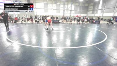 U23 Women - 62 lbs Cons. Round 4 - Samantha Barragan, CA vs Jessica Mendez, AZ