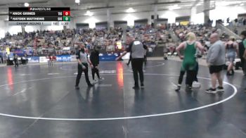A 215 lbs Champ. Round 1 - Knox Grimes, Tullahoma High School vs Hayden Matthews, Greeneville High School