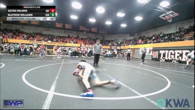 112 lbs Semifinal - Zayde Holmes, HBT Grapplers vs Slaydon Williams, Lions Wrestling Academy