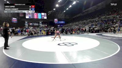 100 lbs Champ. Rd Of 64 - Laila Lopez, AZ vs Megan Cornett, AK