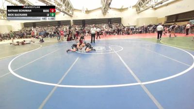 108-H lbs Round Of 16 - Nathan Schuman, Mat Assassins vs Nick Sackaris, Long Beach