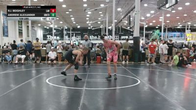 128 lbs Rr Rnd 3 - R.J. Beighley, LAW - HSC vs Andrew Alexander, GT Kombat - HSC
