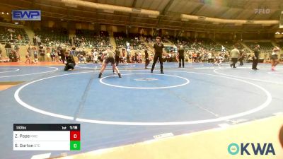 110 lbs Semifinal - Zander Pope, Keystone Wrestling Club vs Sawyer Dorton, Grove Takedown Club