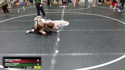 150 lbs 1st Place Match - Tristan Mobley, C2X Academy vs Nikolai McKay, Carolina Reapers