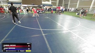 138 lbs Cons. Round 7 - Gabriel Brown, ID vs Aiden Simmons, CA