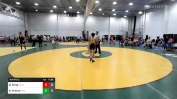 83 lbs Prelims - Griffin King, Northampton vs Anthony Mason, Rams Wrestling Club