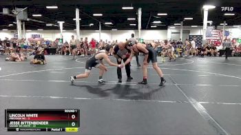 144 lbs Round 1 (6 Team) - Lincoln White, Precision WC vs Jesse Bittenbender, Savage WA White