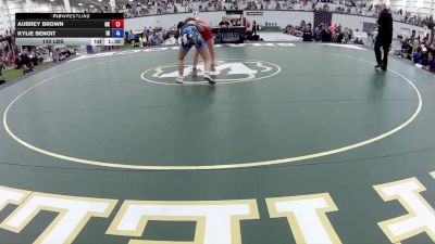 130 lbs Aubrey Brown, Oklahoma vs Kylie Benoit, Indiana