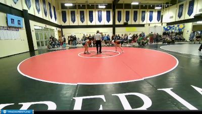 130lbs Cons. Round 4 - Daisy Jacobo, Liberty vs Yareli Garcia, Zillah (Girls)